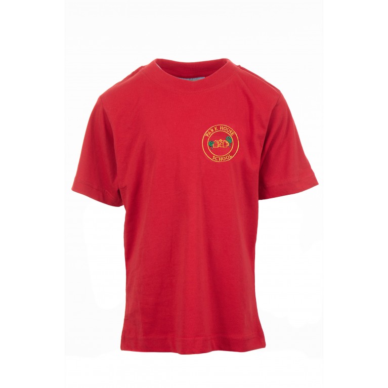 Red P.E T-shirt