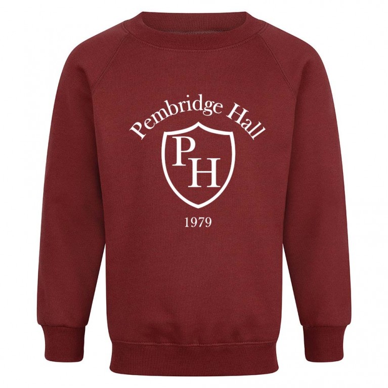 Printed Lt Maroon Sweatshirt 