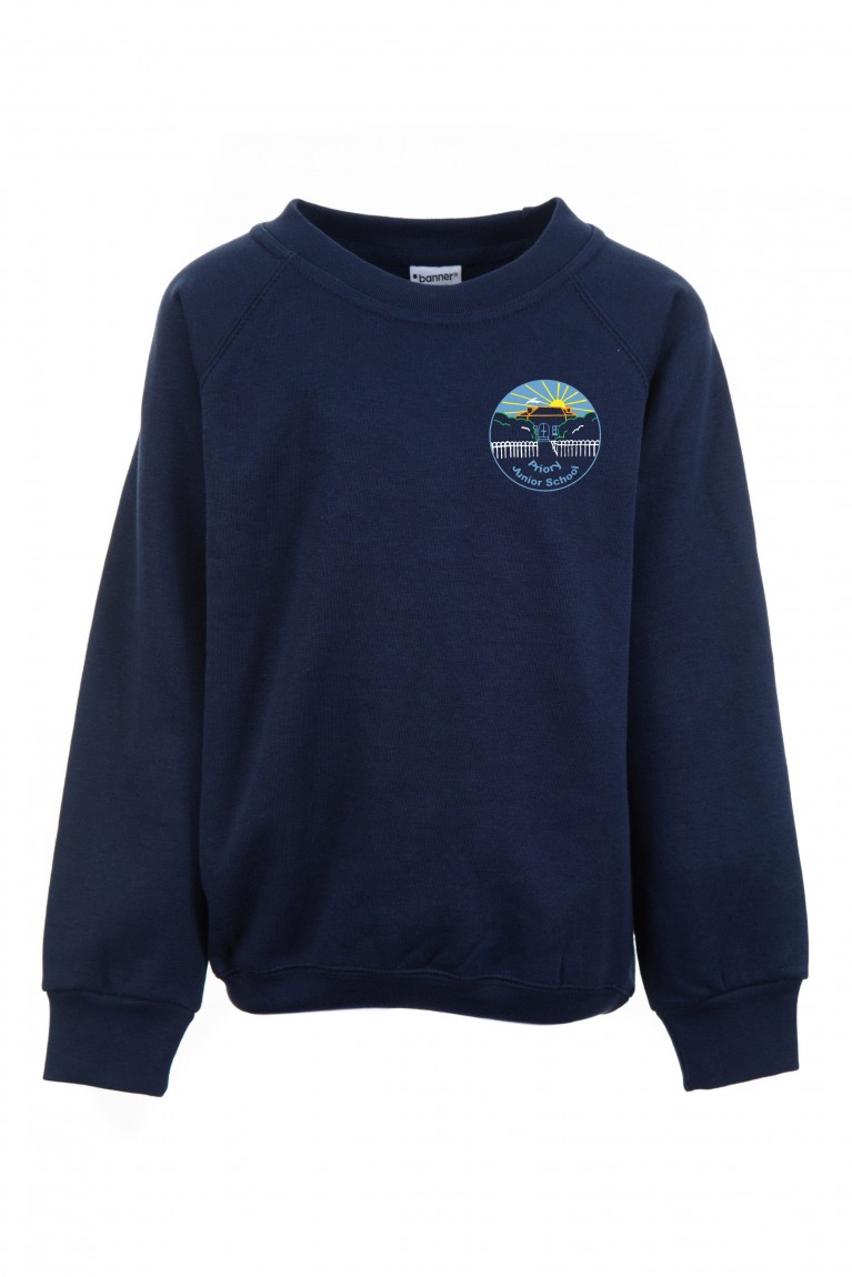 Navy Classic Round Neck Sweatshirt