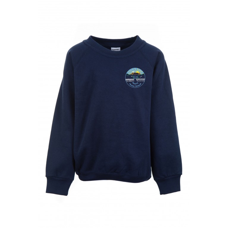 Navy Classic Round Neck Sweatshirt