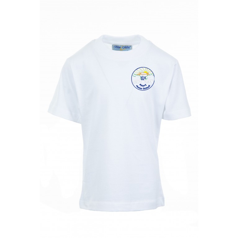 White P.E T-shirt 
