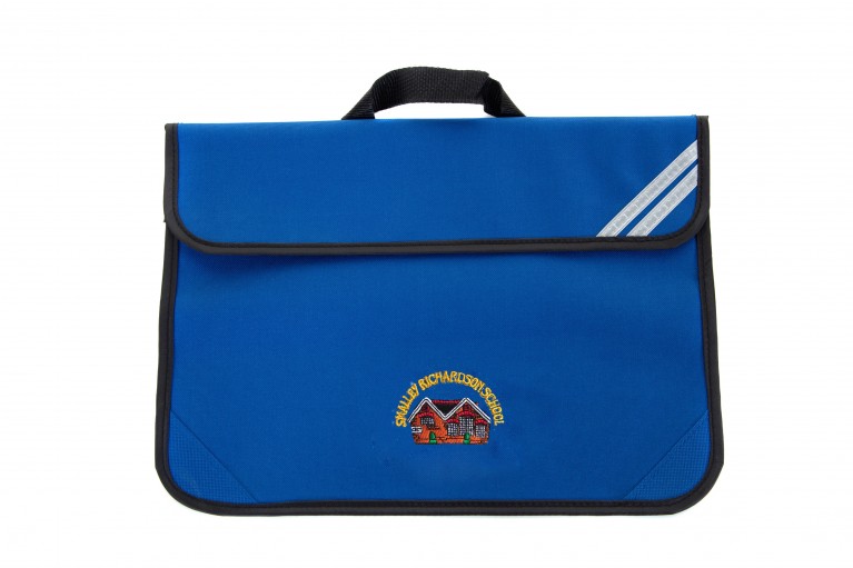 Blue Short Handle Bookbag 