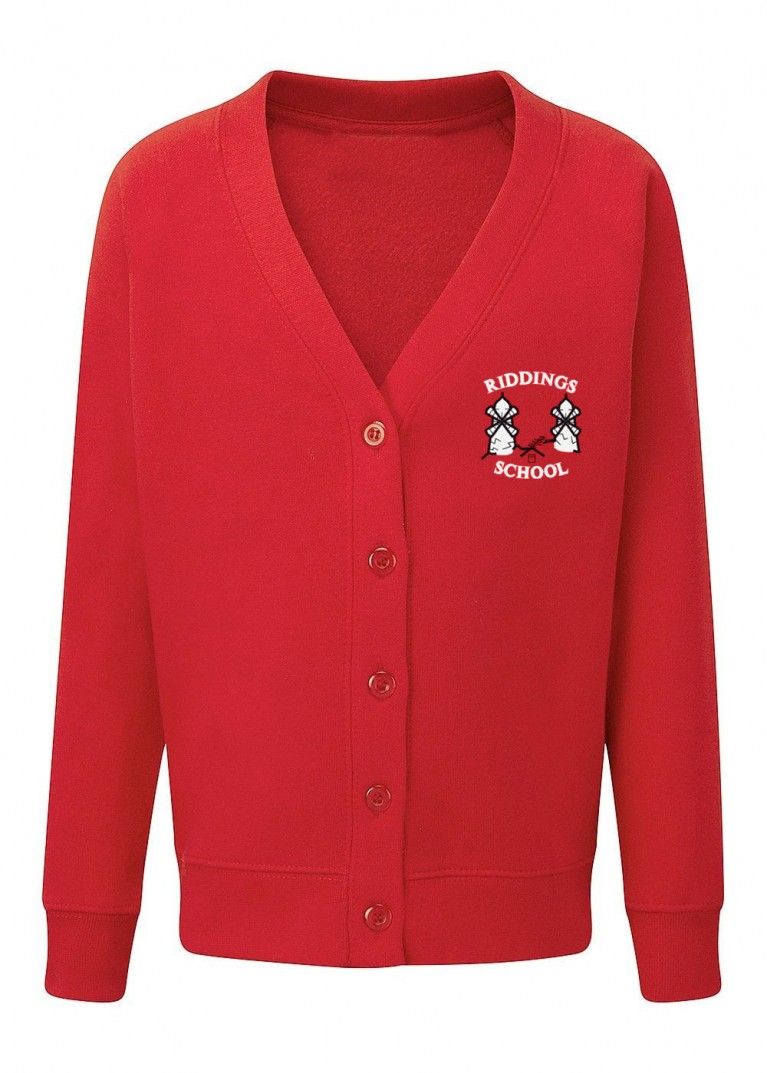 Red 70/30 Cardigan 