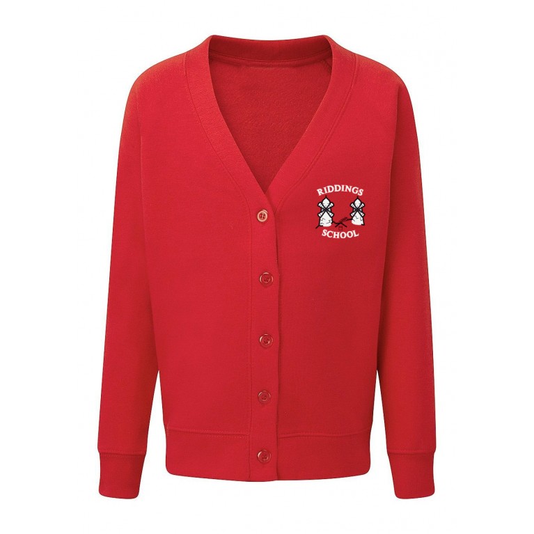 Red 70/30 Cardigan 