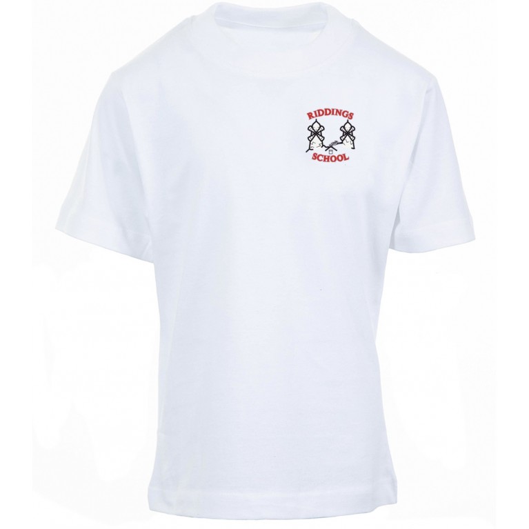 White P.E T-shirt