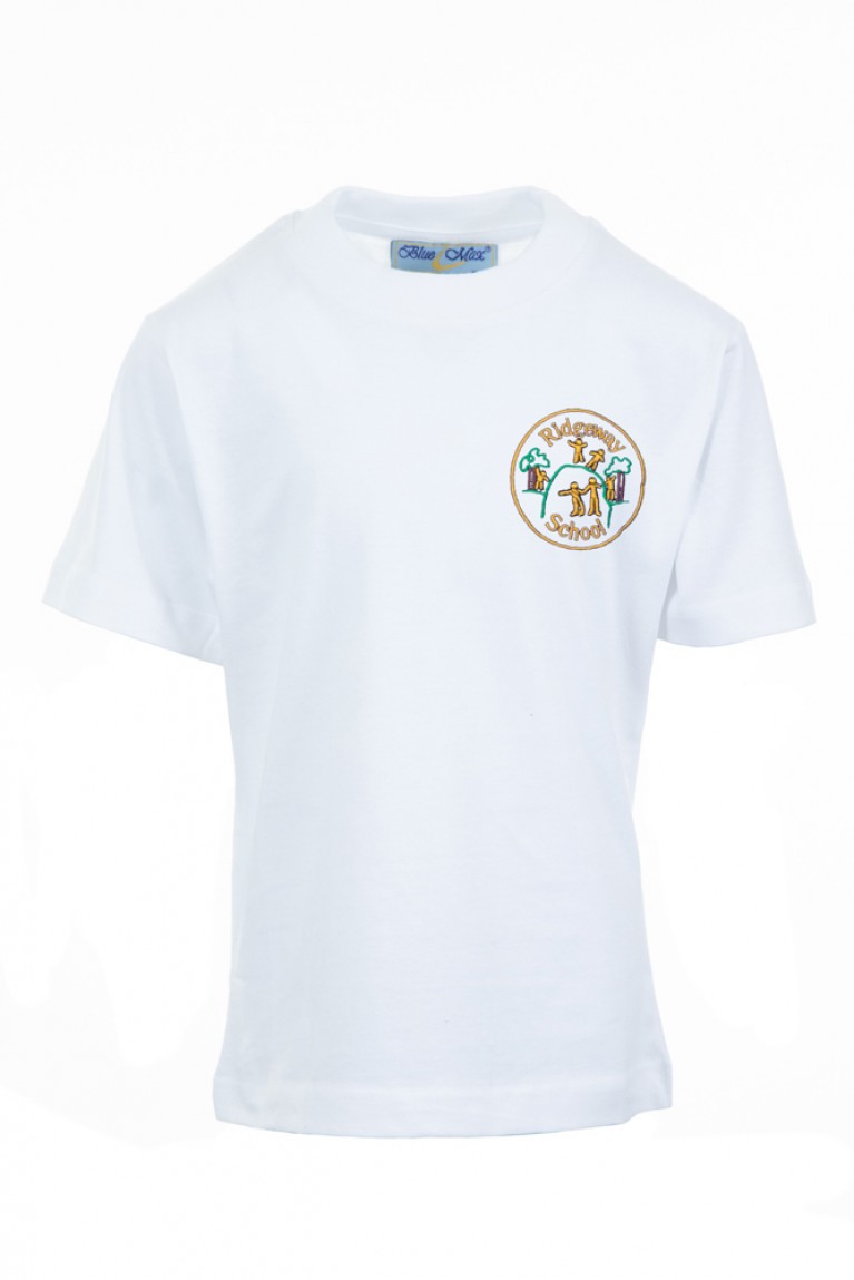 White P.E T-shirt