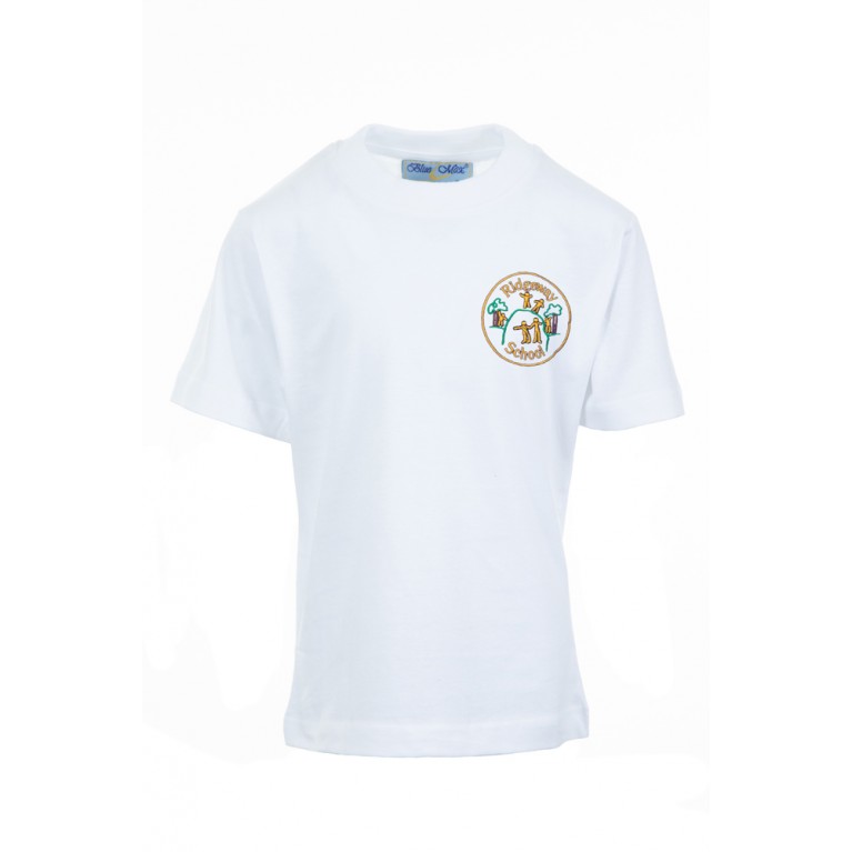 White P.E T-shirt