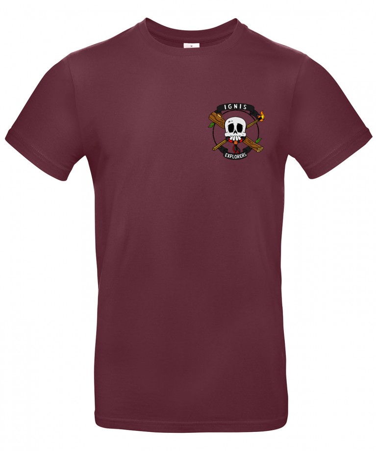 IGNIS - Burgundy T-Shirt