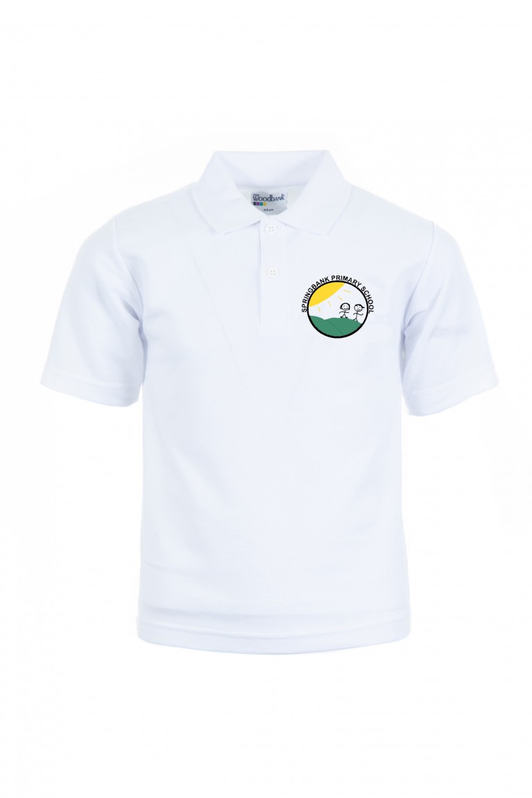 White Heavyweight Polo Shirt 