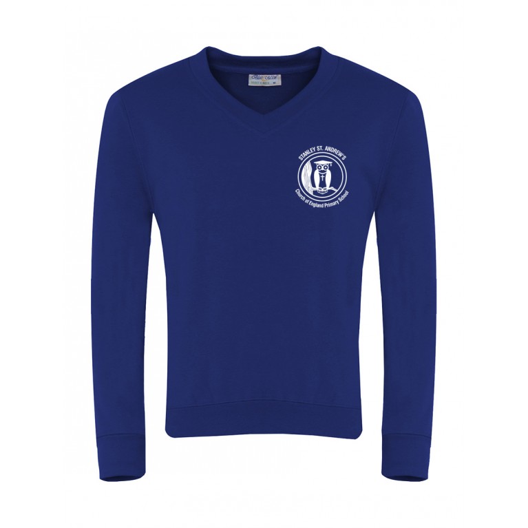 Deep Royal V-Neck Select Sweatshirt