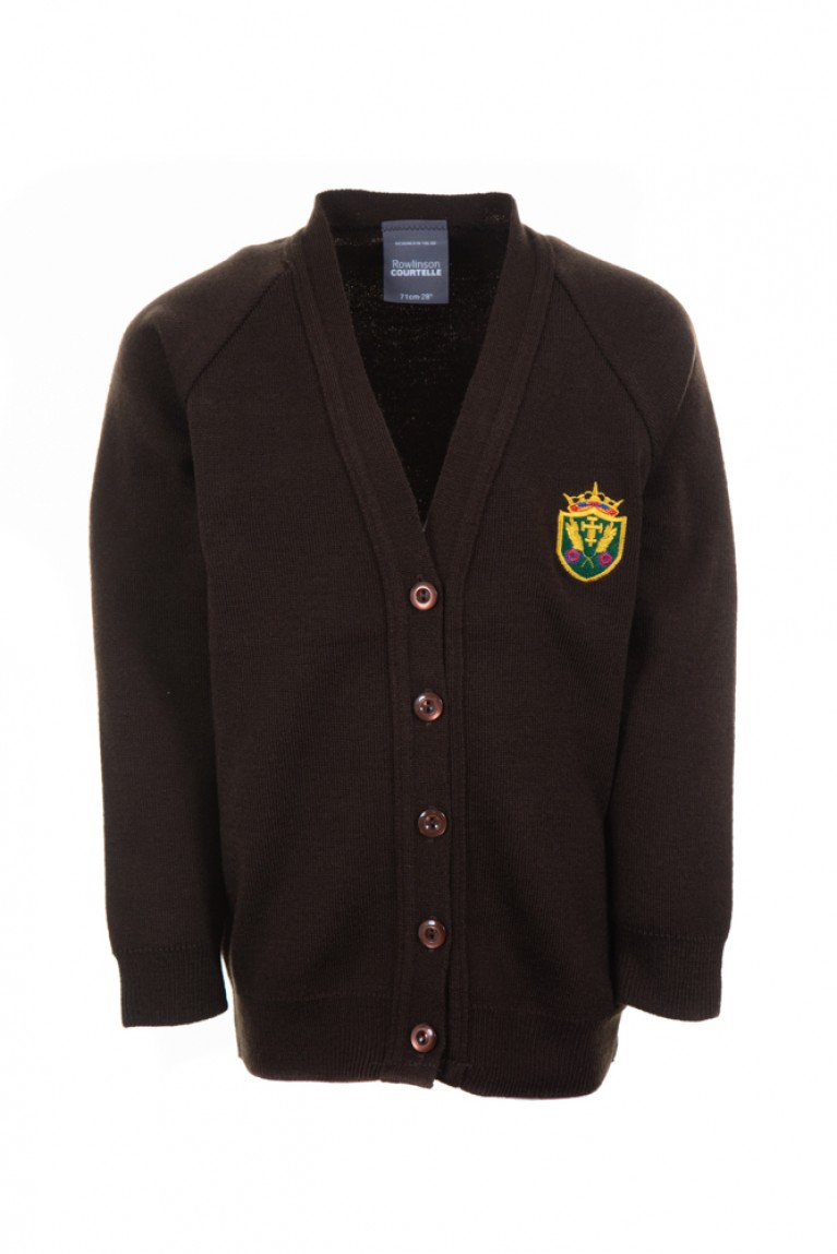 Brown Knit Cardigan