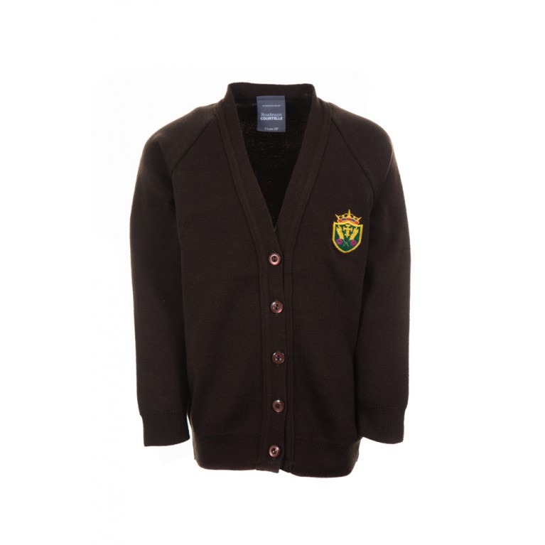 Brown Knit Cardigan