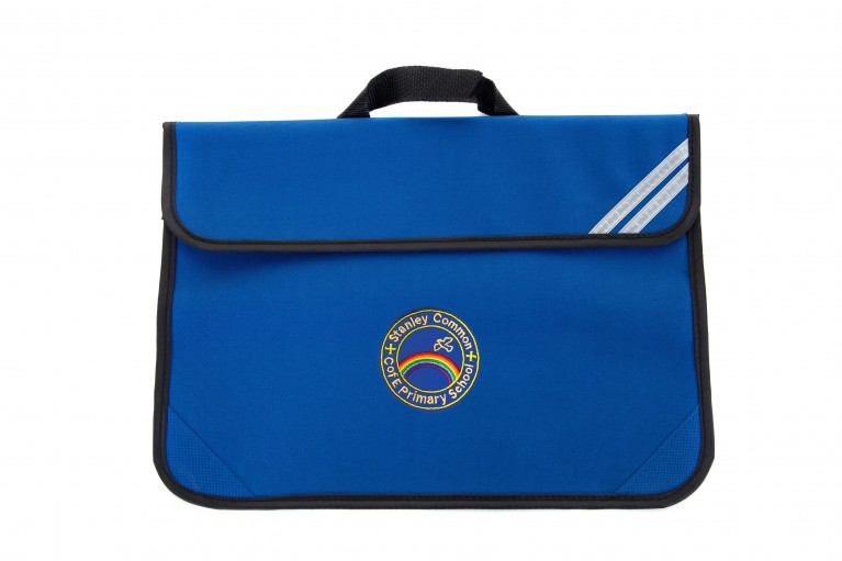 Blue Short Handle Bookbag 