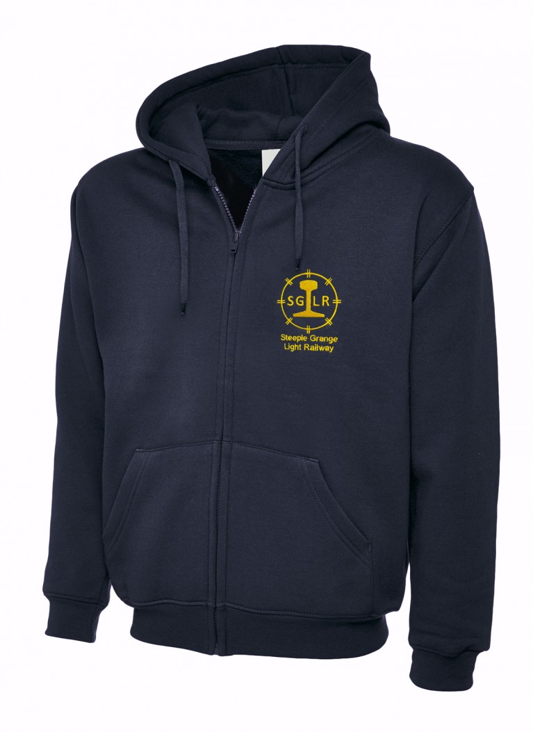 Navy Zip Hoodie