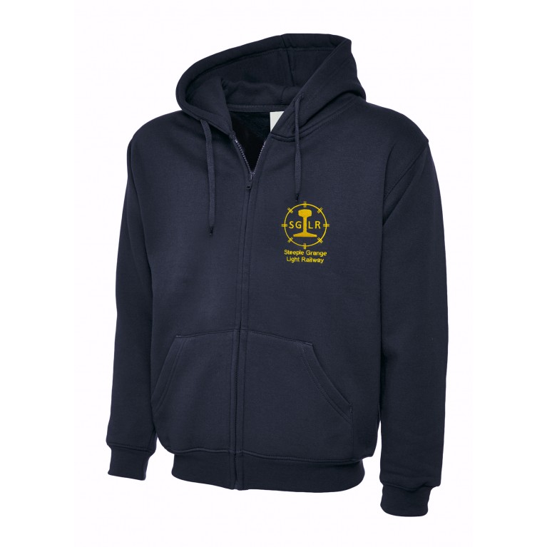 Navy Zip Hoodie