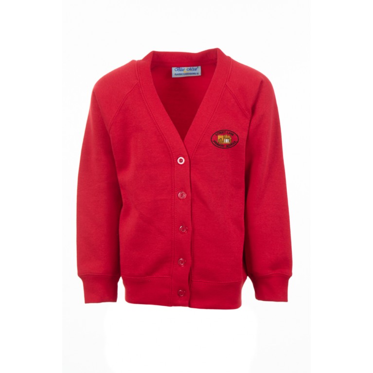 Red 70/30 Cardigan