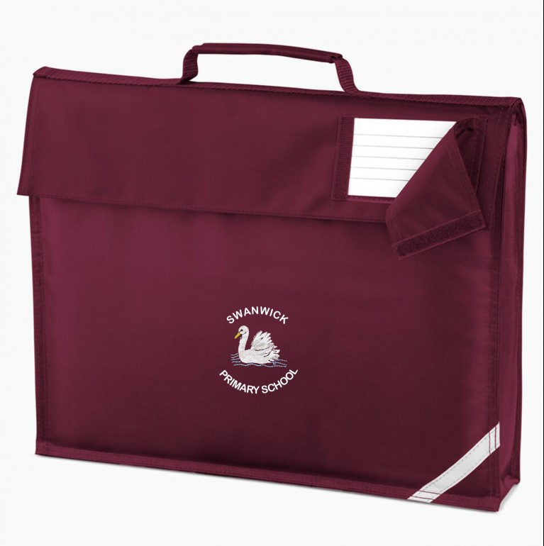 Burgundy Quadra Bookbag