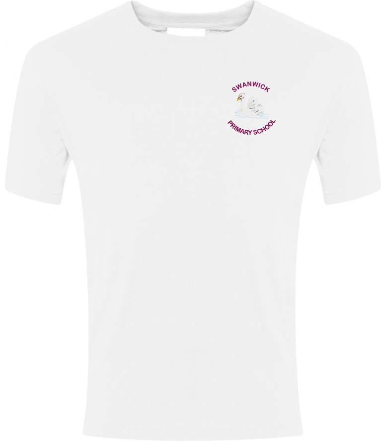White P.E T-shirt