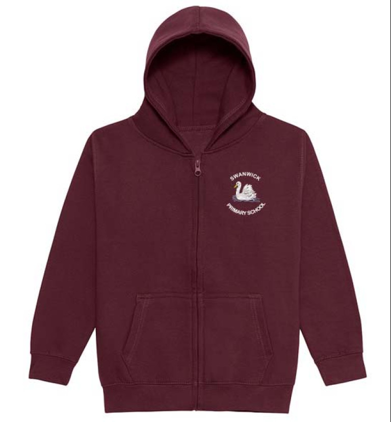 SWW Burgundy P.E. Zoodie (AWDIS) 