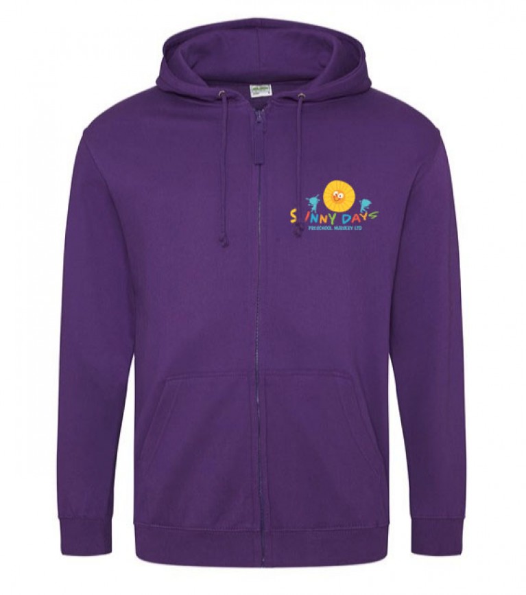 Staff Purple Zoodie (printed)