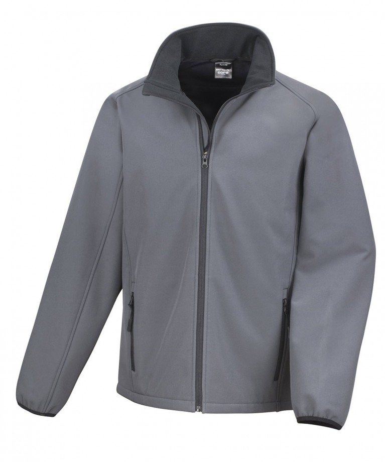 Softshell Jacket embroidered with school logo