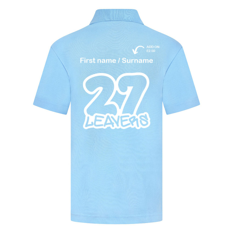 Boughton Leigh Junior School Leavers Polo 27 - Sky 