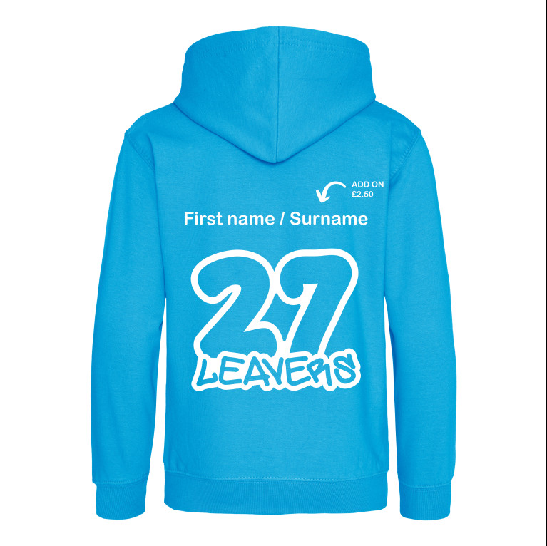 Boughton Leigh Junior School Leavers Hoodies 27 - Hawaiian Blue