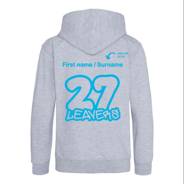 Boughton Leigh Junior School Leavers Hoodies 27 - Heather Grey