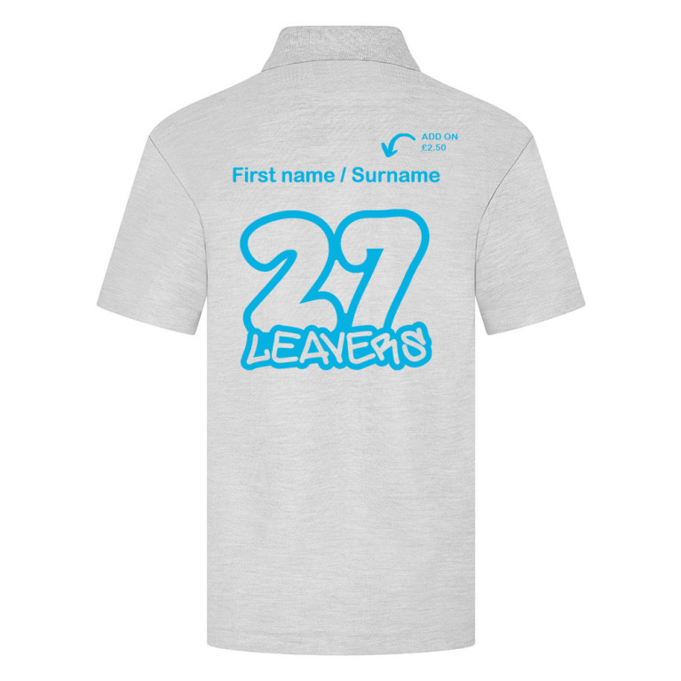 Boughton Leigh Junior School Leavers Polo 27 - Heather Grey