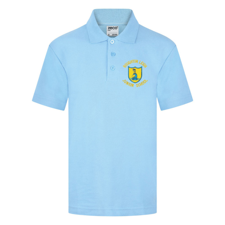 Boughton Leigh Junior School Leavers Polo 27 - Sky 