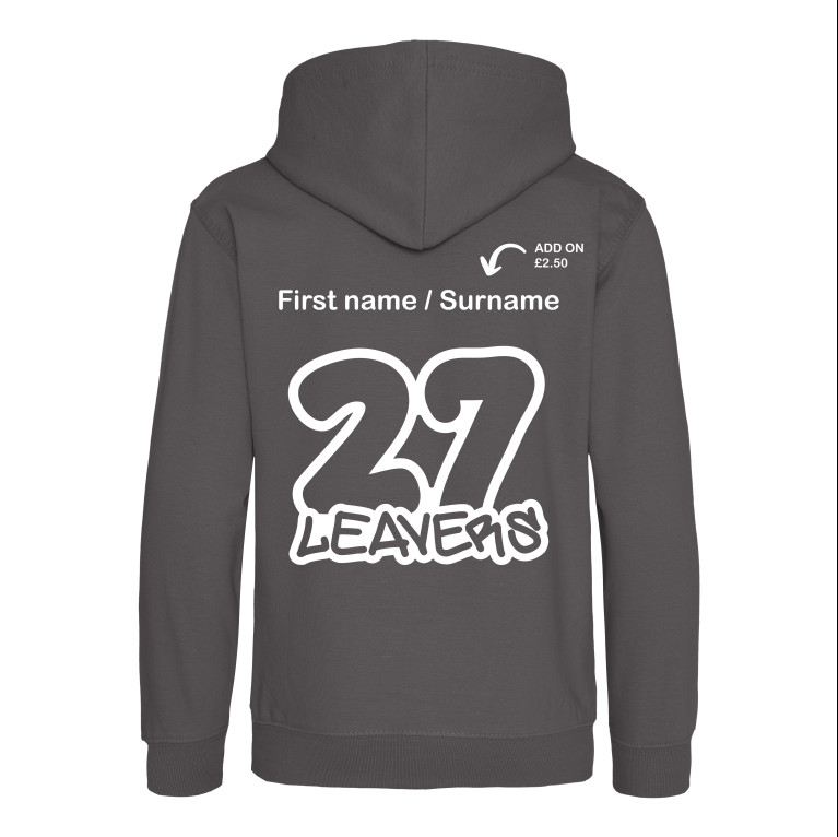 Boughton Leigh Junior School Leavers Hoodies 27 - Storm Grey