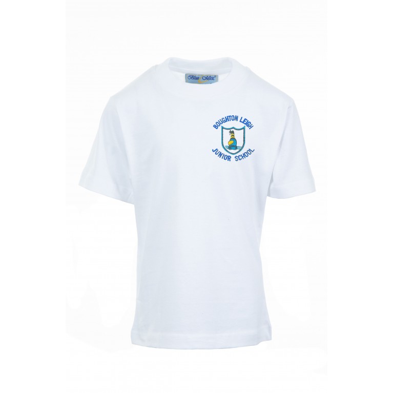 White P.E T-shirt