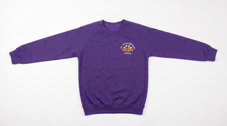 Purple Select V Neck Sweatshirt 
