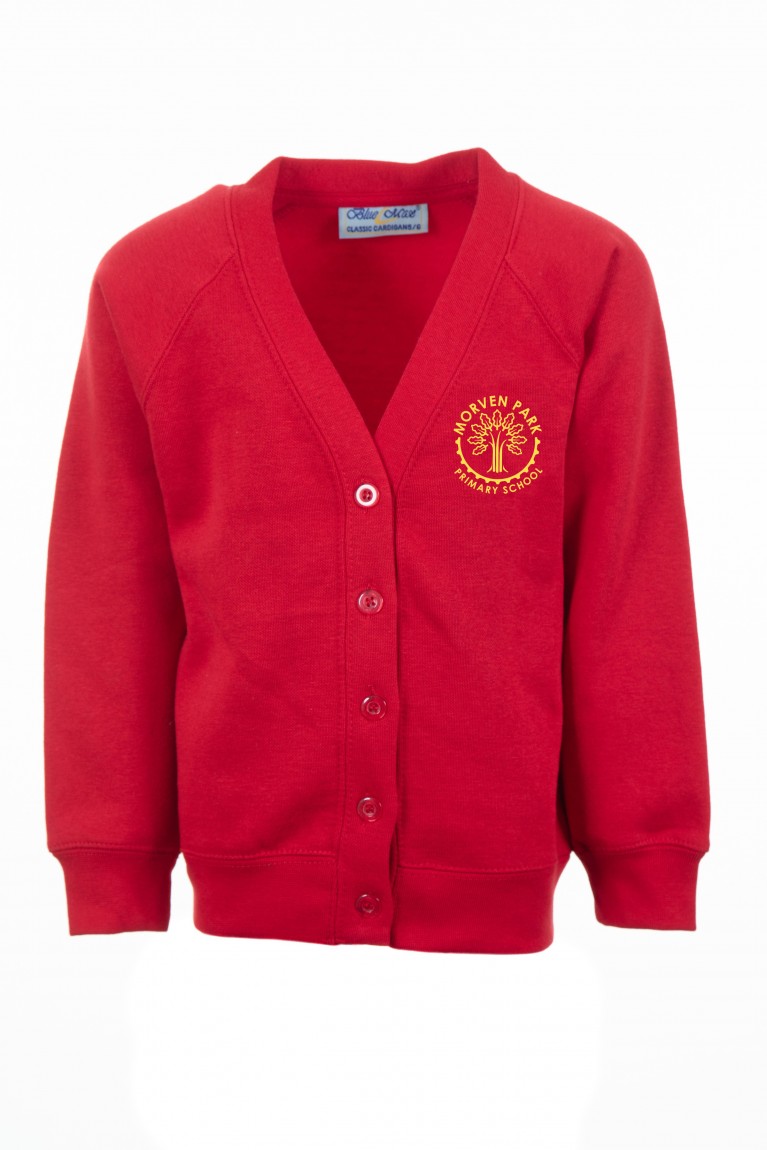Red 70/30 Cardigan 