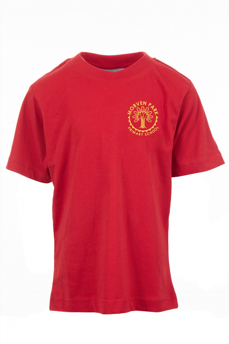 Red P.E T-shirt