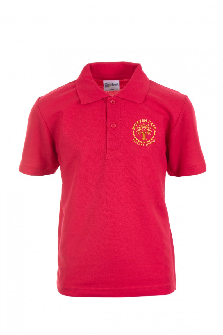MOR Red Heavyweight Polo Shirt