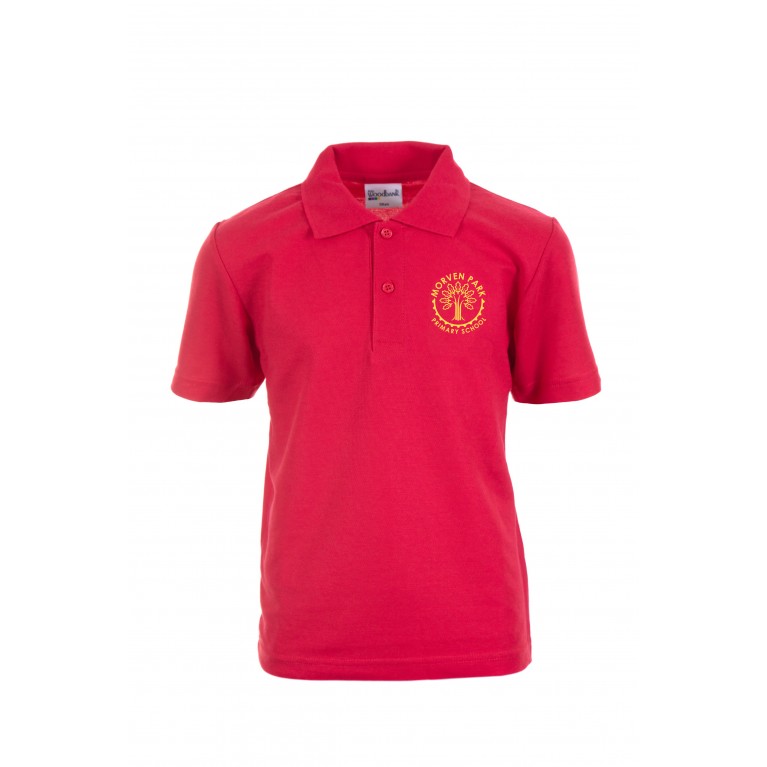 MOR Red Heavyweight Polo Shirt