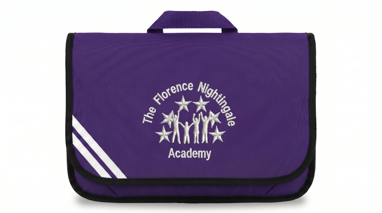 BRO Purple Short Handle Bookbag